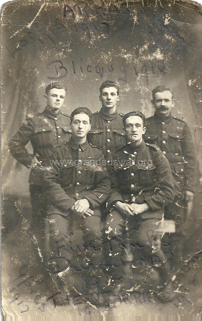 Edwin Slater with Four Comrades