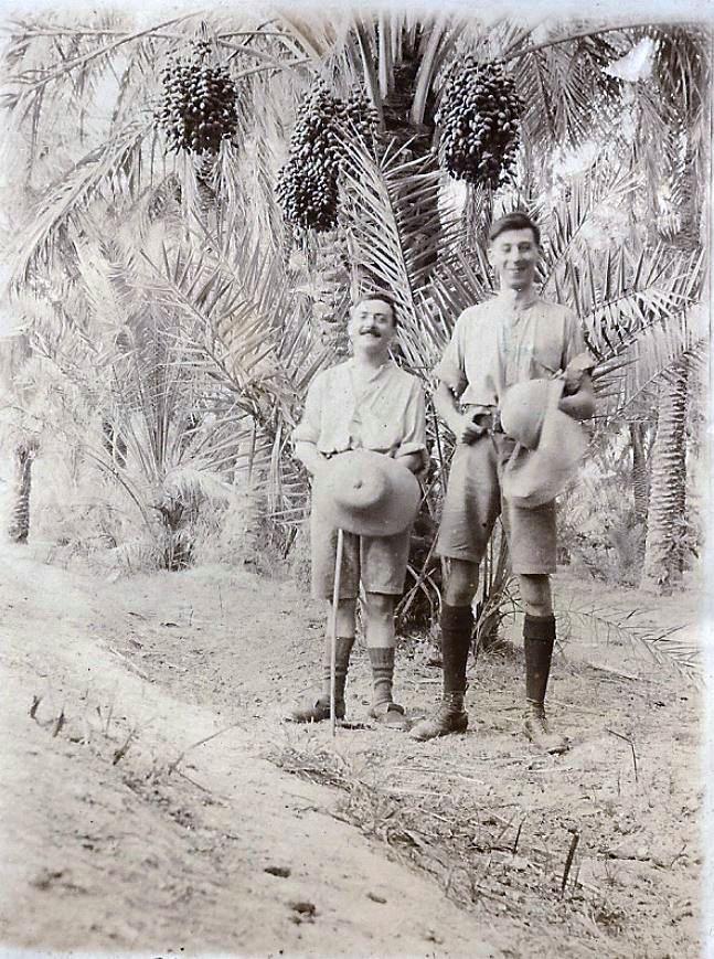 Leonard Monks and Friend on the Banks of the Tigris