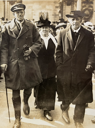 Rev. J.K. Best, Rev & Mrs. J.D. Best at Buckingham Palace