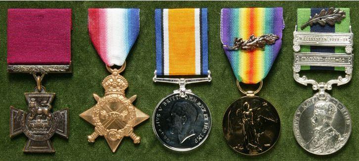 Forshaw's Medals as worn to the VC Dinner