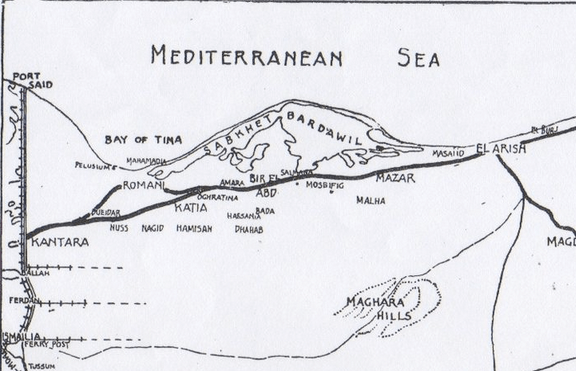 Map of Bir el Abd