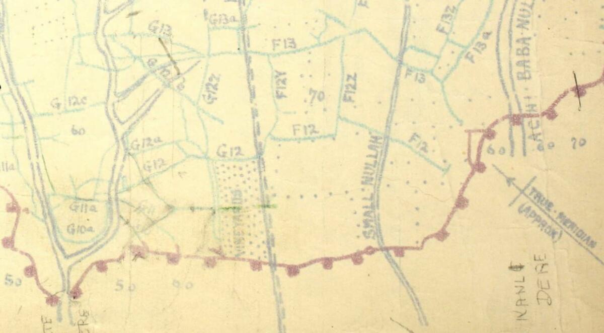 Trench Map August 7th, 1915