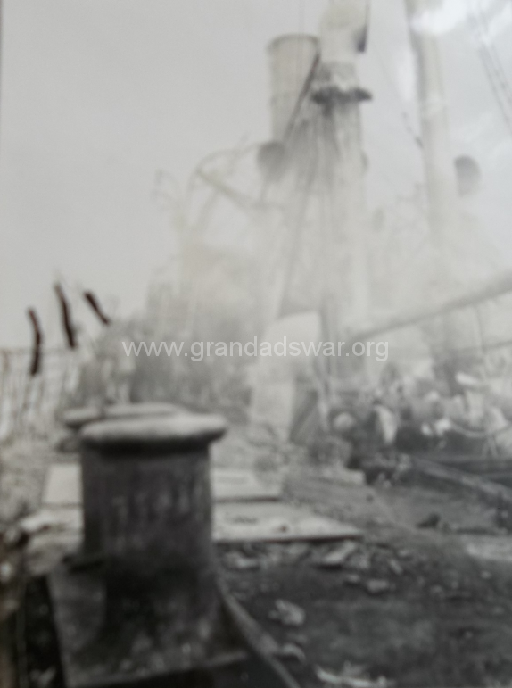 "Maru" Midships from Foredeck. Bombay Harbour.