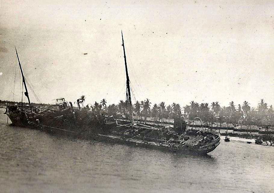 SS König from Harbour Mouth