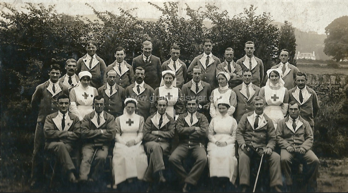 Staff & Patients Llandyrnog Red Cross Hospital