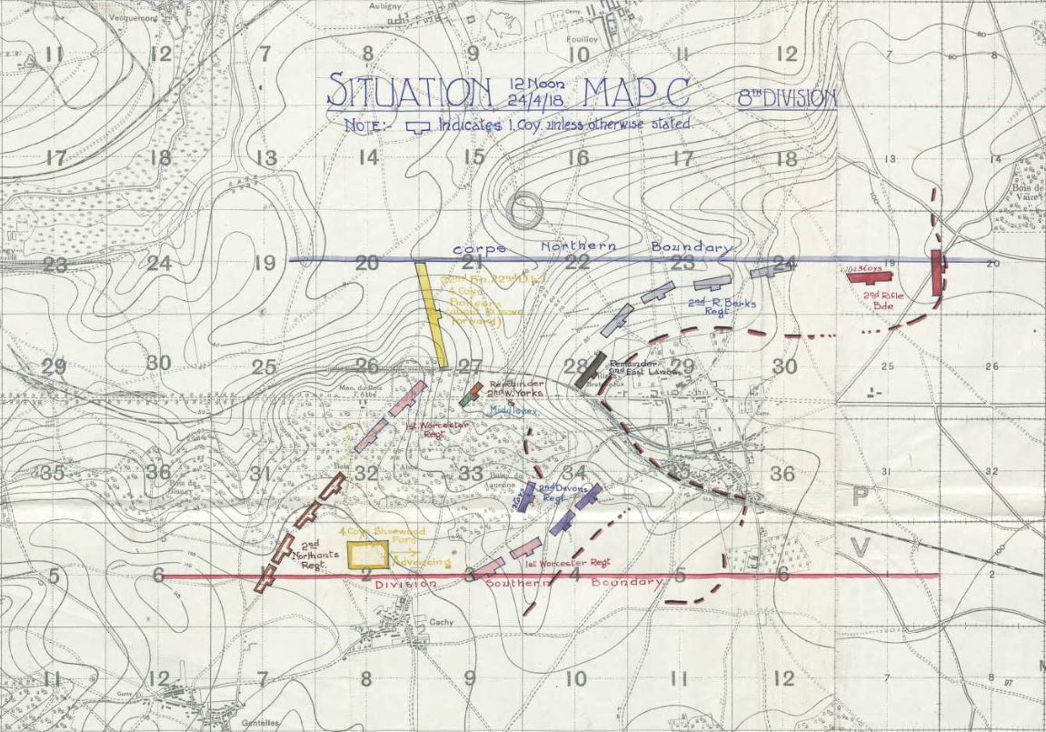 Villers-Bretonneux April 24, 1918 @ Noon