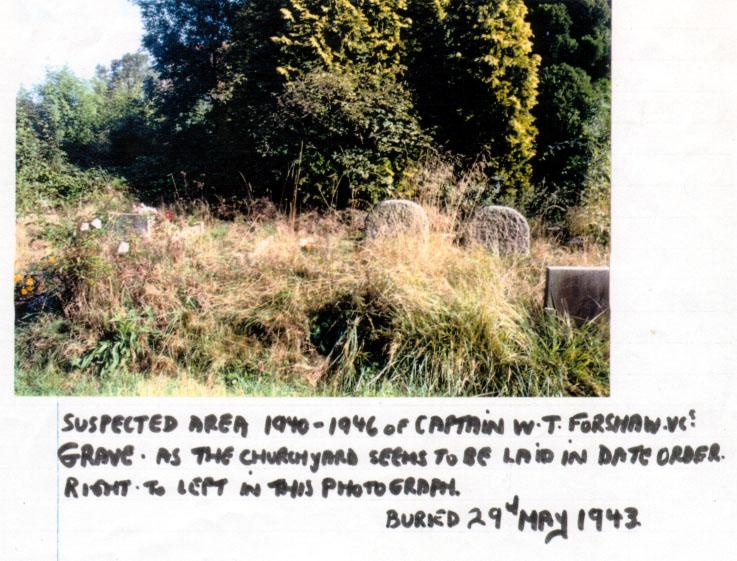 Original Condition of Forshaw's Gravesite at Touchen End