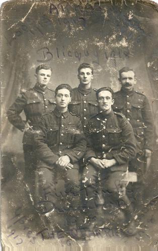 Edwin Slater with Four Comrades