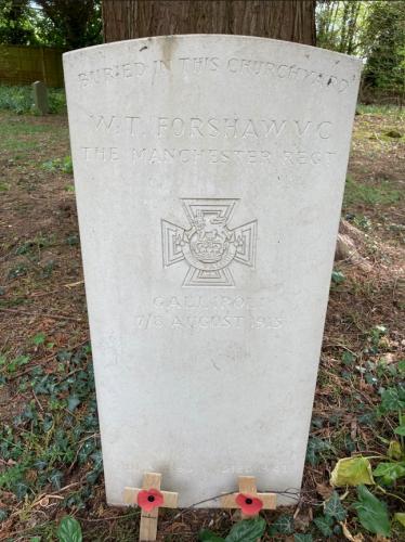 Forshaw's Gravestone Closeup