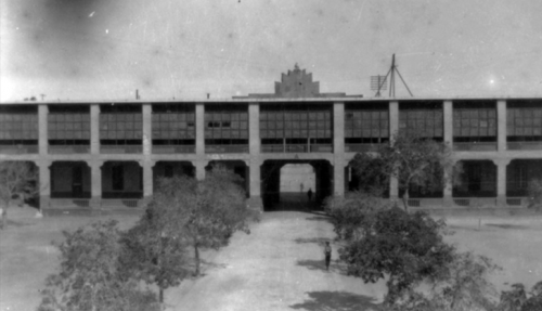 Inside Abbassia Barracks Looking at the Main Entrance
