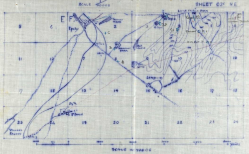 Map of Epehy April 1917