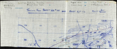 Map of Epehy April 1917