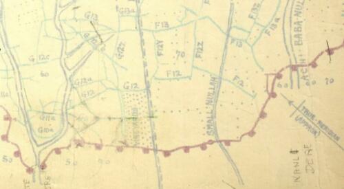 Trench Map August 7th, 1915