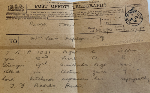 Death Notification Telegram