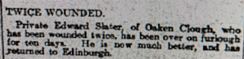 Edwin Slater. Ashton Reporter November 11, 1916