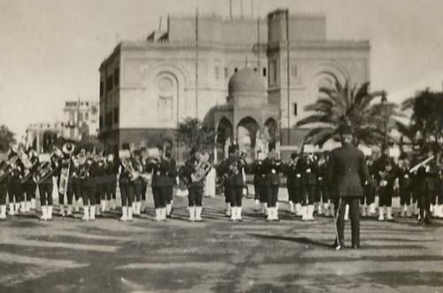 Sultan's Band at His Palace in Alexandria