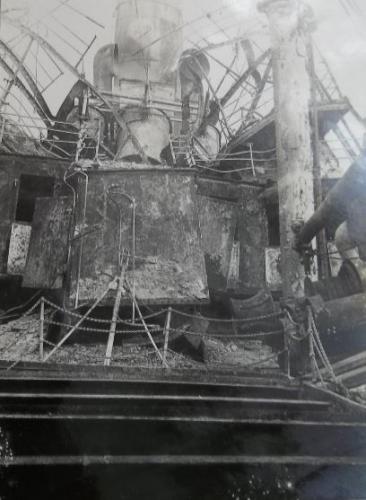 Unkai Maru View from Aft